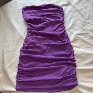 Rushed Purple Mini Dress